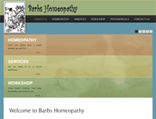 Tablet Screenshot of barbsanimalhomeopathy.co.nz